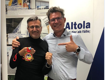 Roland Meier mit Giuseppe Raia